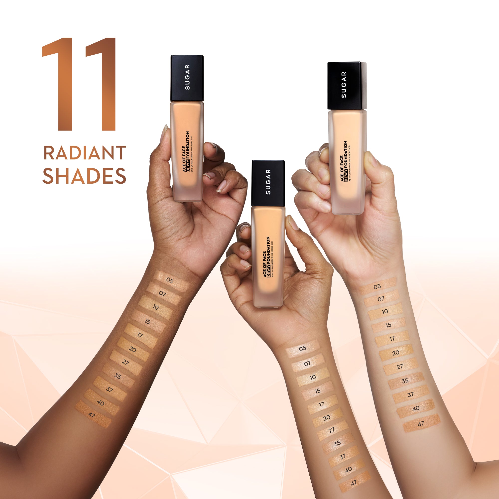 Ace of Face Dewy Foundation (KIT)