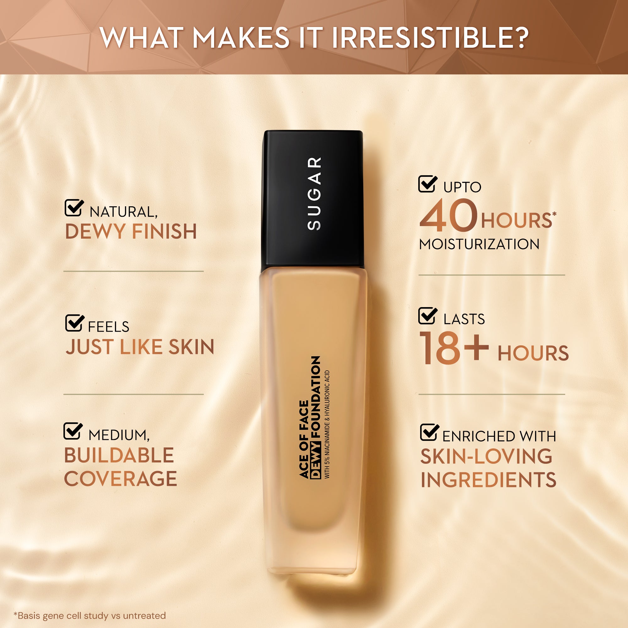 Ace of Face Dewy Foundation (KIT)