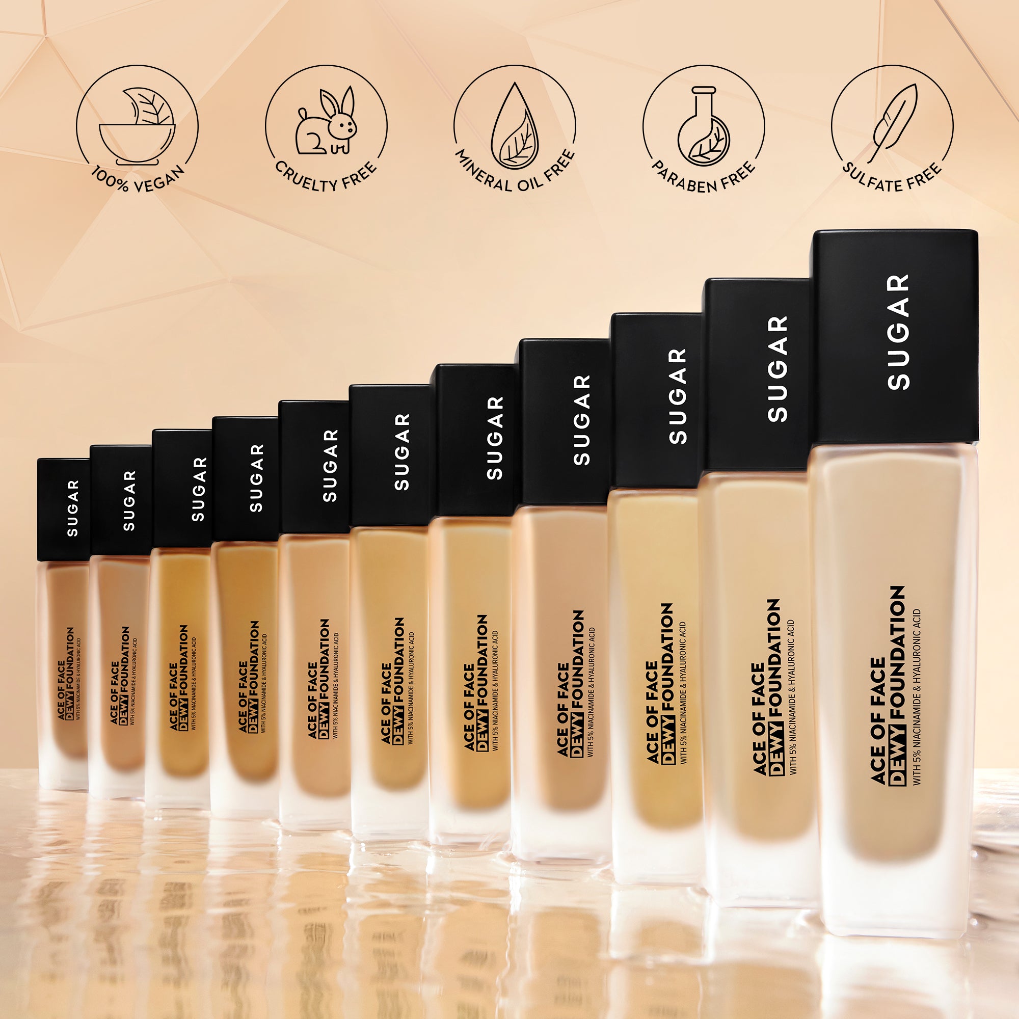 Ace of Face Dewy Foundation (KIT)