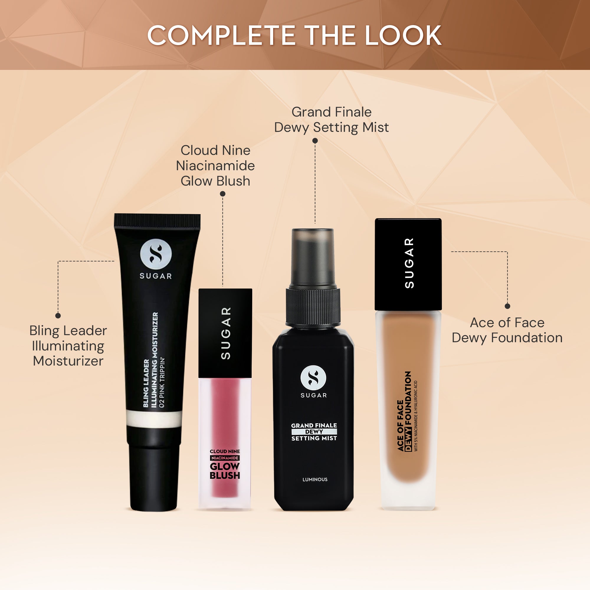 Ace of Face Dewy Foundation (KIT)