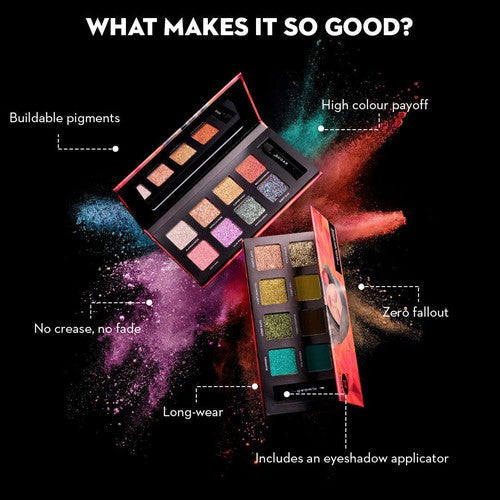 Blend The Rules Eyeshadow Palette - 07 Ivy (Enchanting Emeralds) (Bonus)