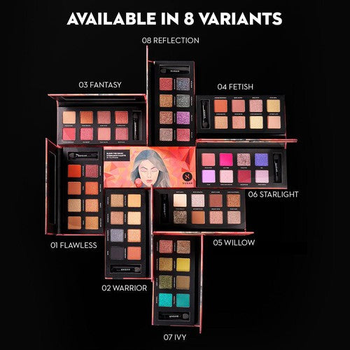Blend The Rules Eyeshadow Palette - 07 Ivy (Enchanting Emeralds) (Bonus)
