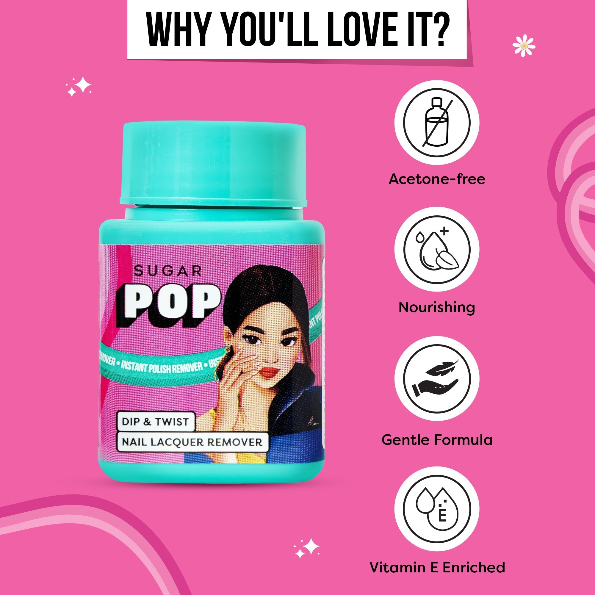 Dip & Twist Nail Lacquer Remover