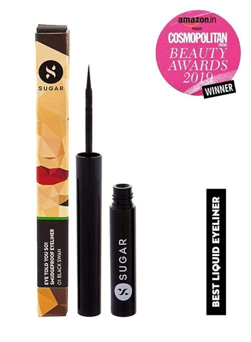 Eye Told You So! Smudgeproof Eyeliner - 01 Black Swan (Black) (Bonus)