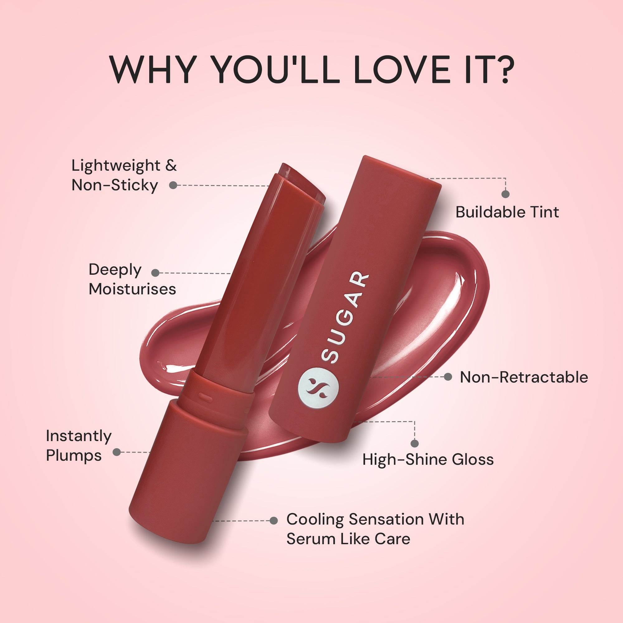 Glide Peptide Plumping Gloss Stick