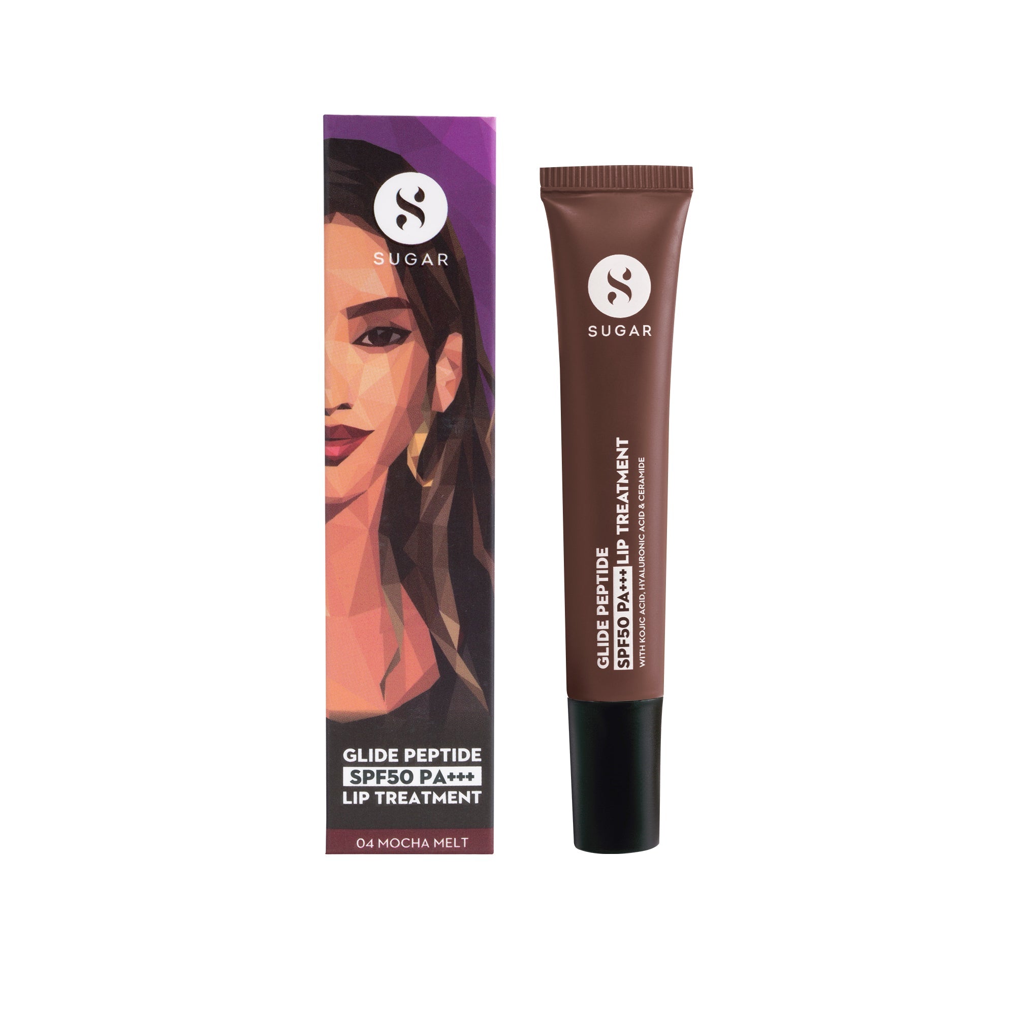 Glide Peptide SPF50 PA+++ Lip Treatment 04 Mocha Melt