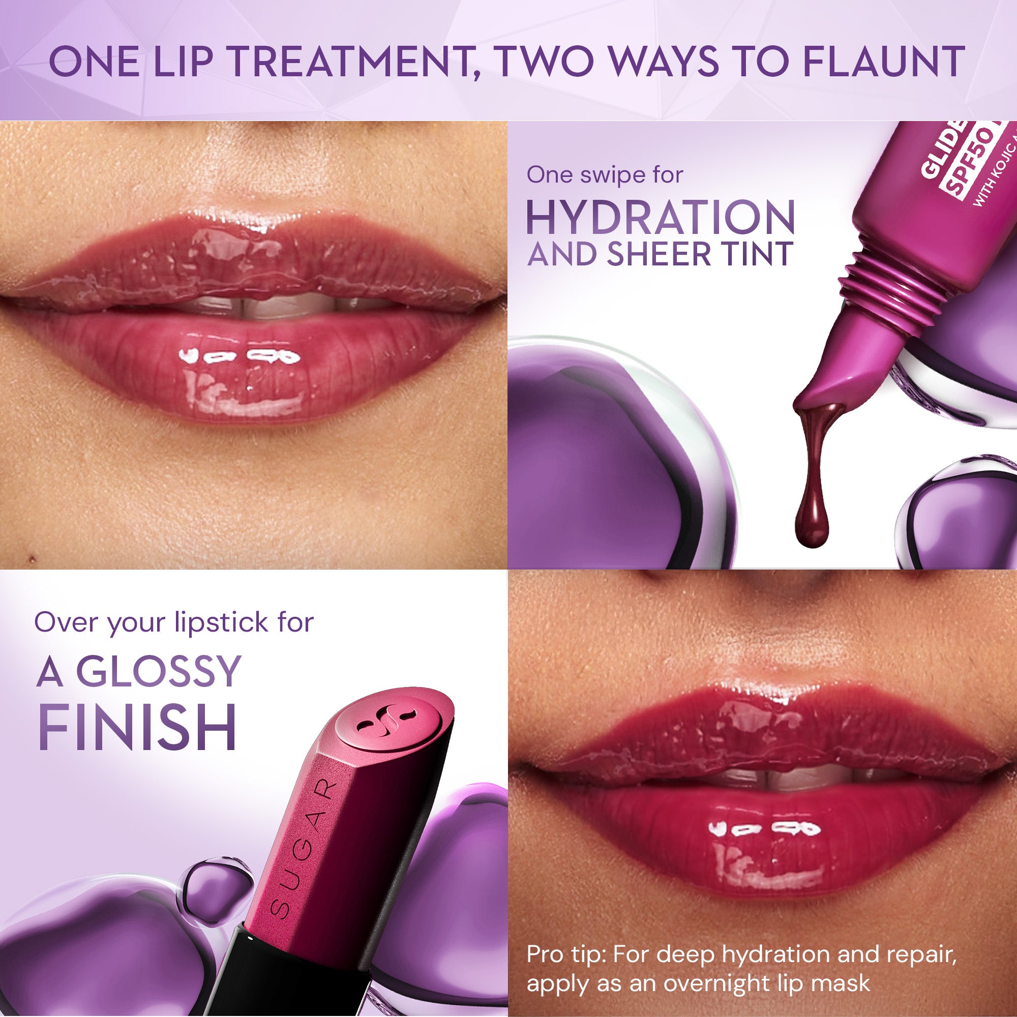 Glide Peptide SPF50 PA+++ Lip Treatment