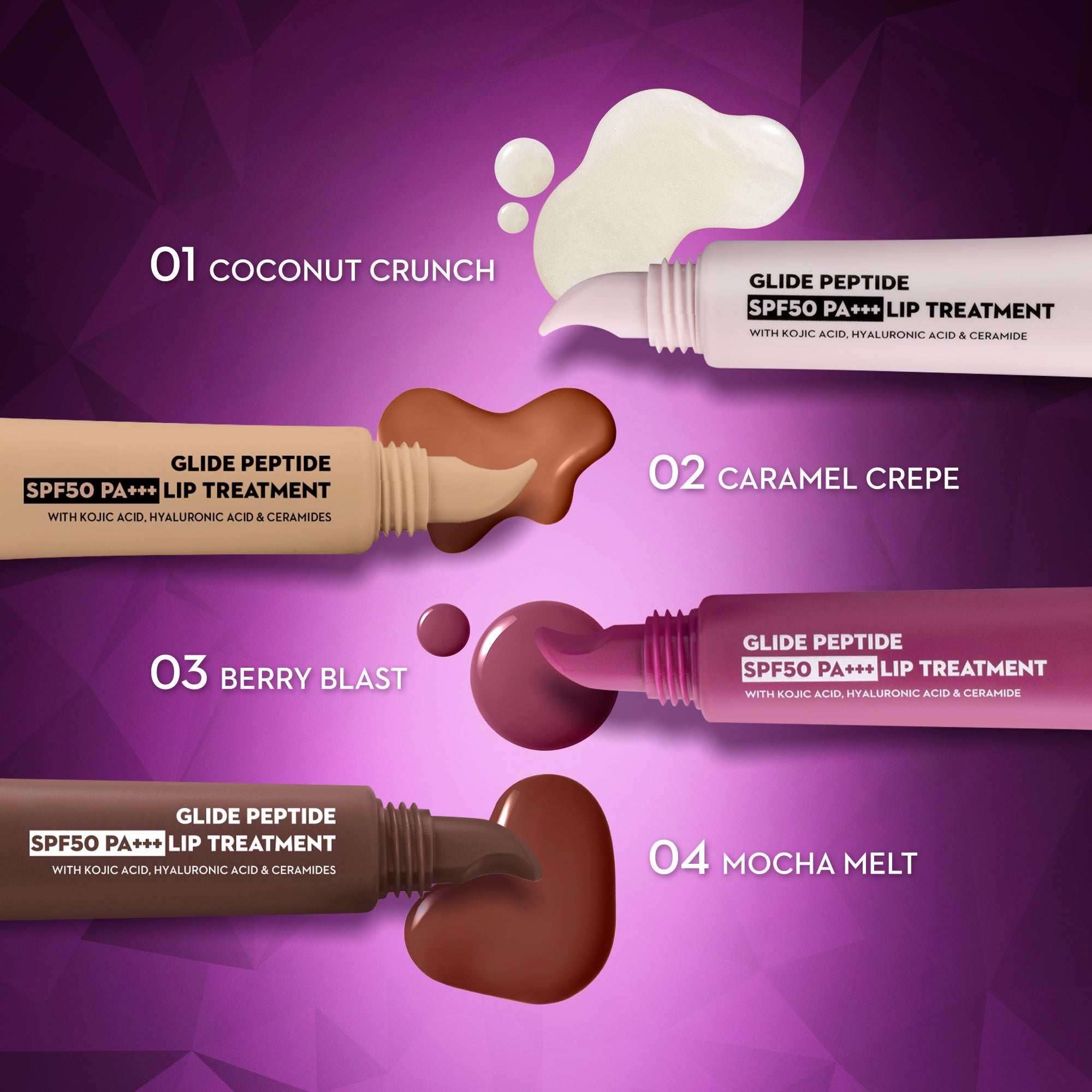 Glide Peptide SPF50 PA+++ Lip Treatment (Kit)