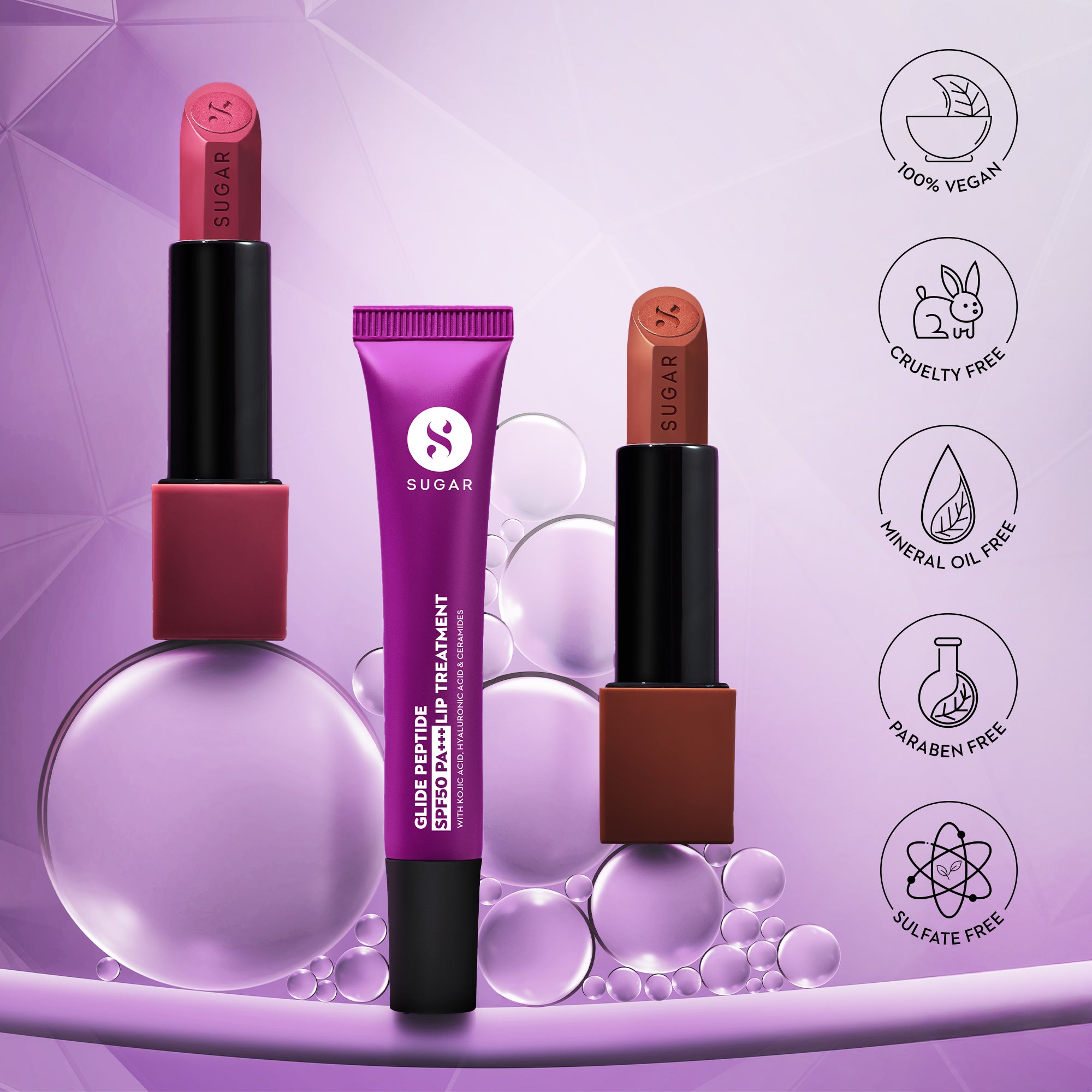 Glide Peptide Serum Lipstick