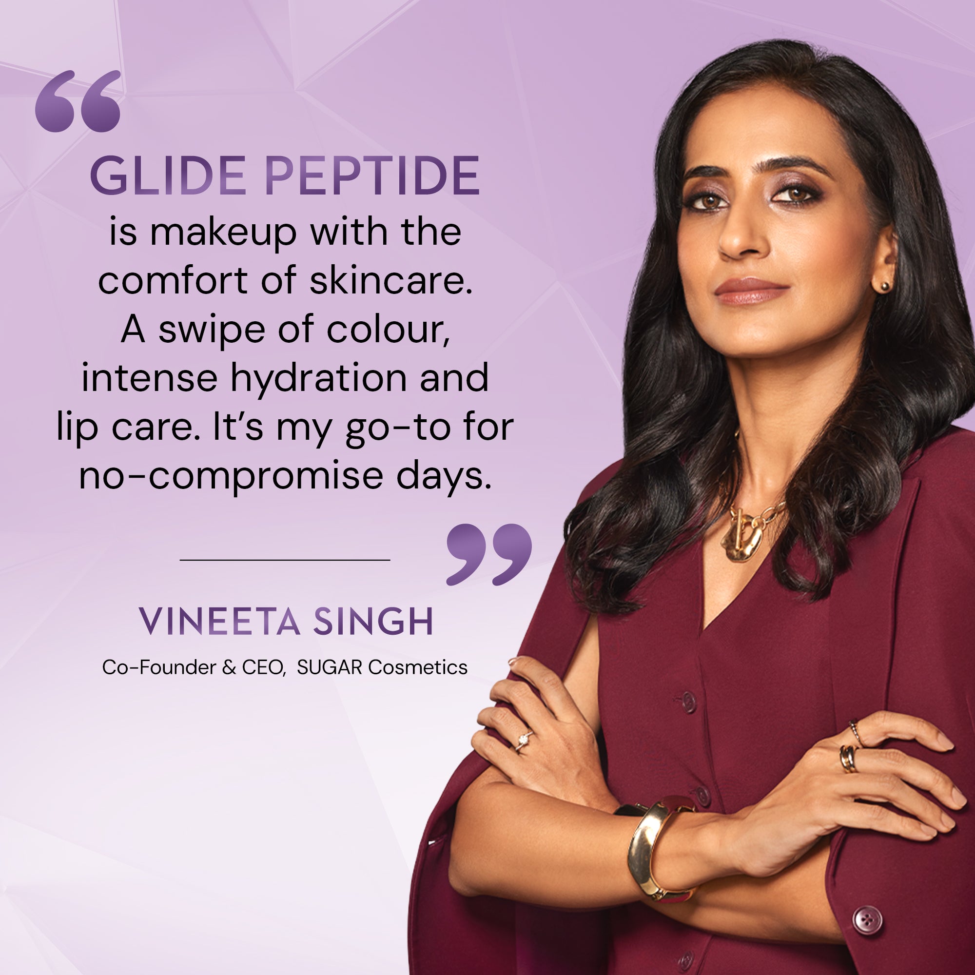 Glide Peptide Serum Lipstick