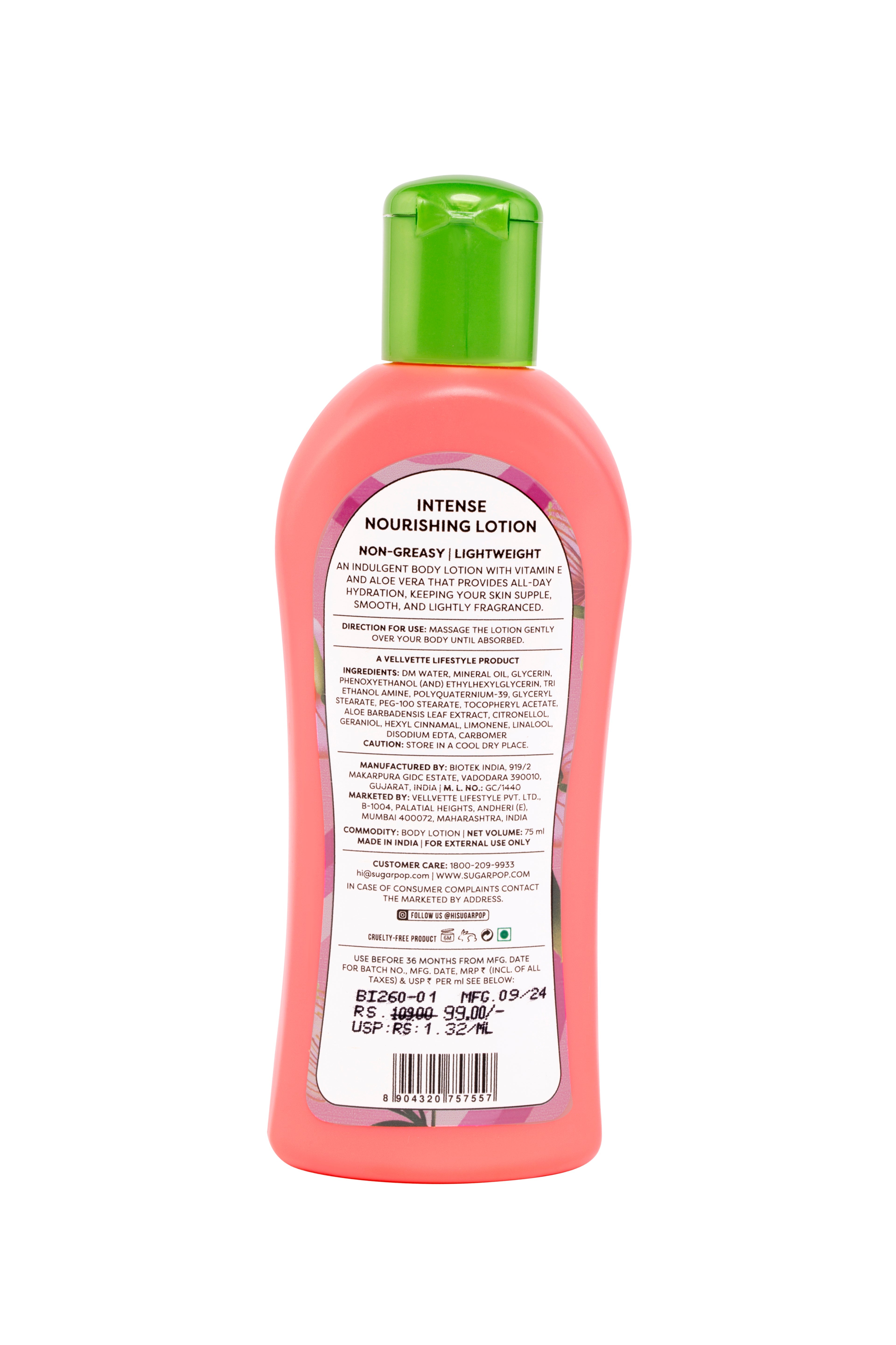 Intense Nourishing Lotion (75ml) (Kit)