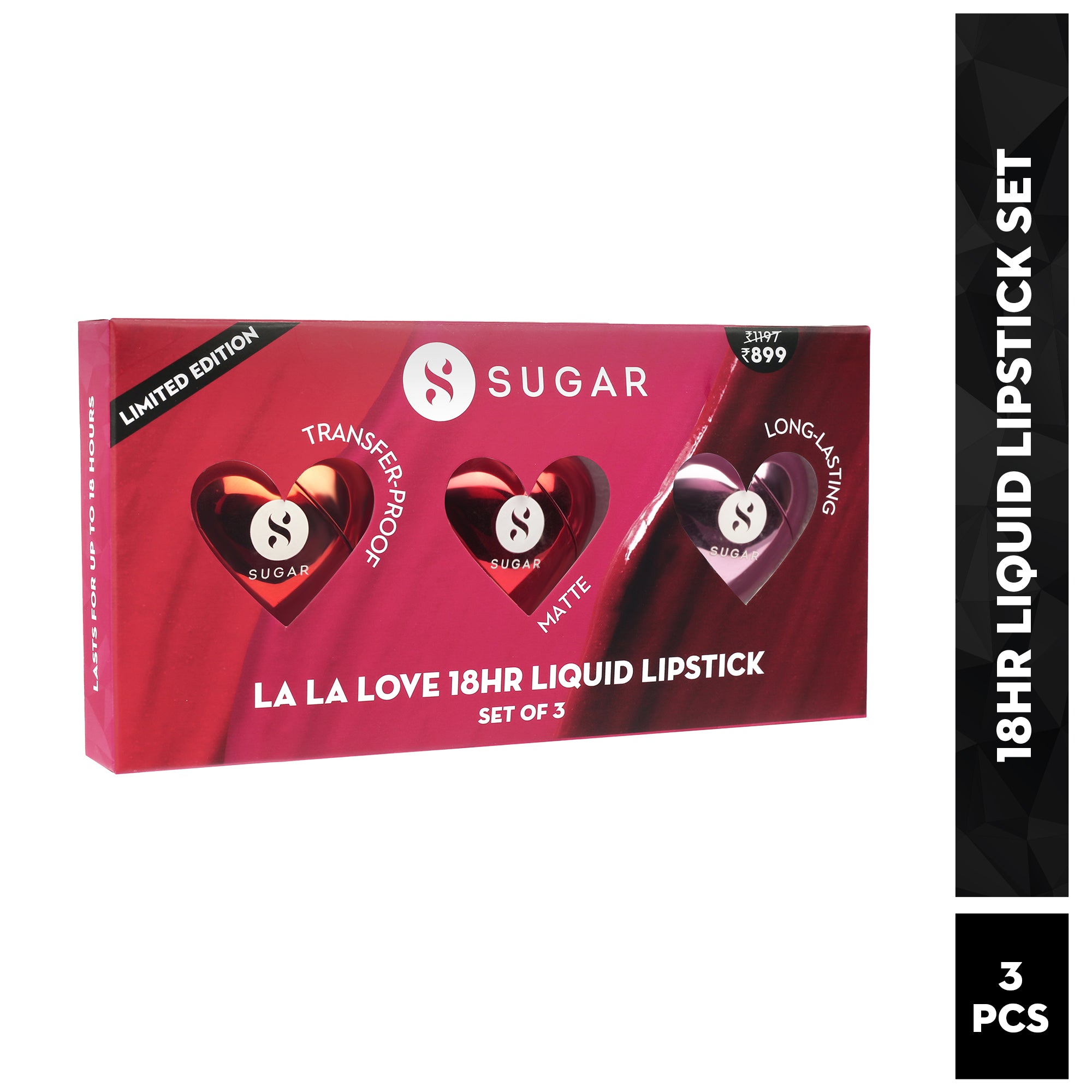 La La Love Lipstick Set - Pack Of 3 (GWP)