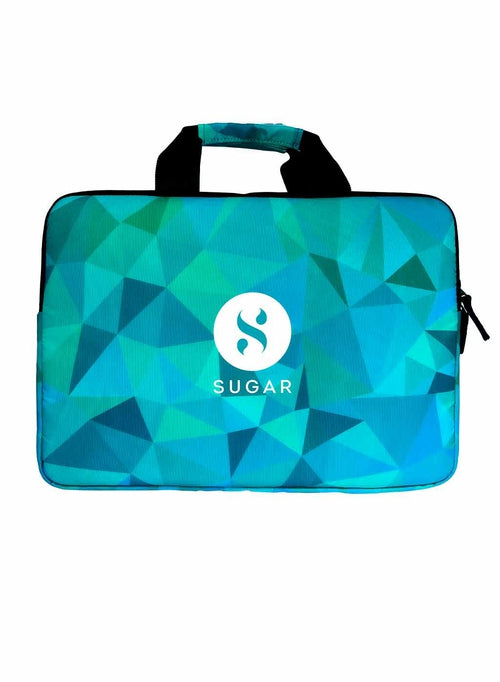 Laptop Bag 15 Inch Teal Blue - Signed By Vineeta Singh