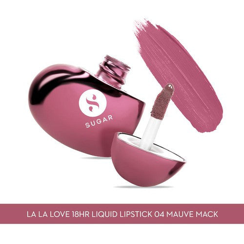 Limited-Edition La La Love 18HR Liquid Lipstick (04 Mauve Mack)