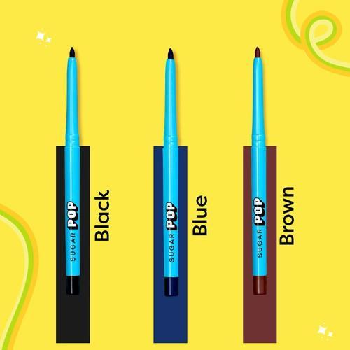 Longwear Kajal set of 3 (Black + Blue + Brown)