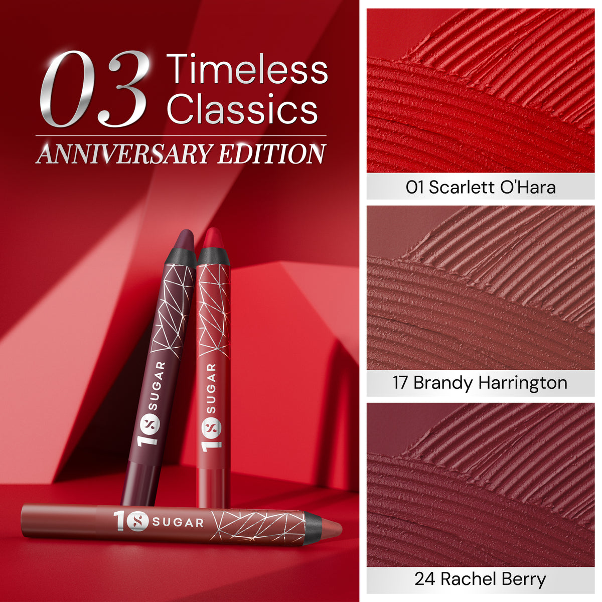Matte As Hell Crayon Lipstick (Anniversary Edition) (Kit)