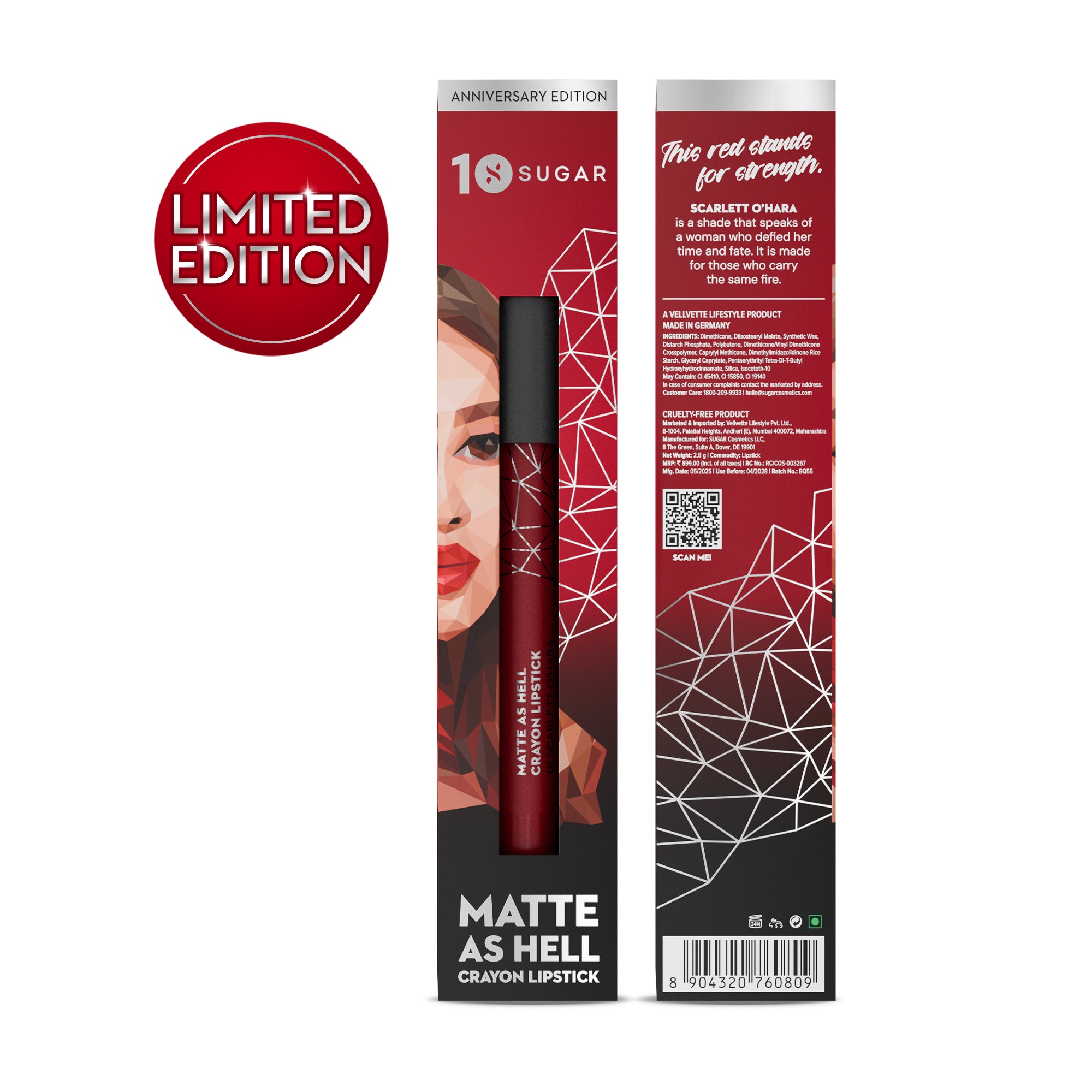 Matte As Hell Crayon Lipstick (Anniversary Edition)