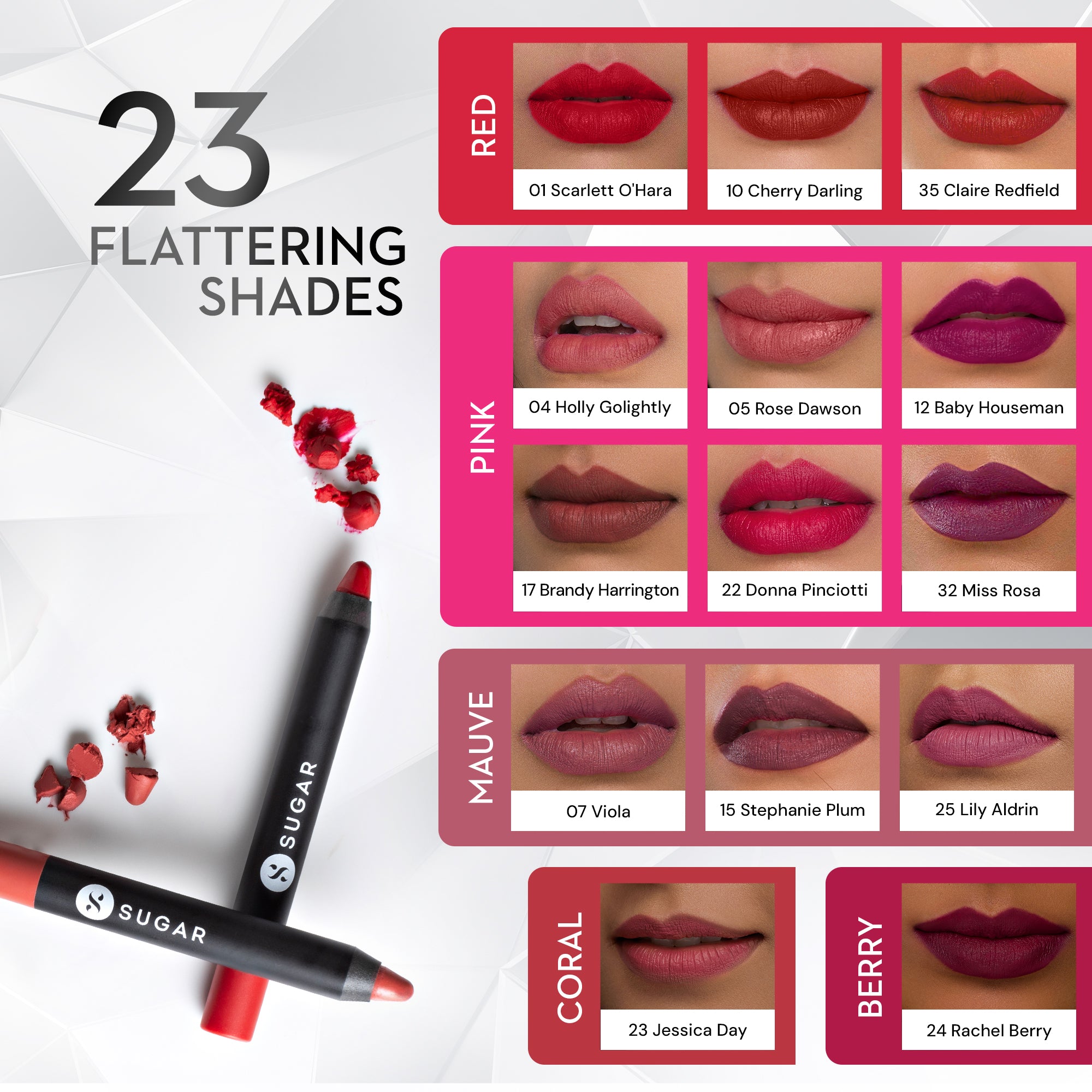 Matte As Hell Crayon Lipstick (Kit1)