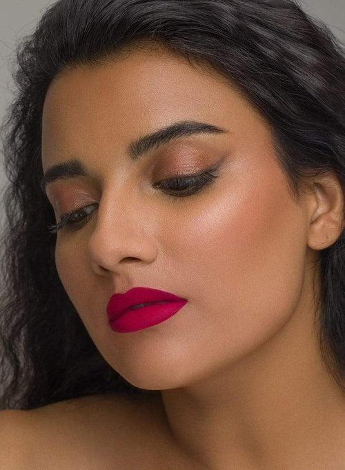 Mettle Liquid Lipstick - 10 Mimosa (Deep pinkish red with blue undertone)