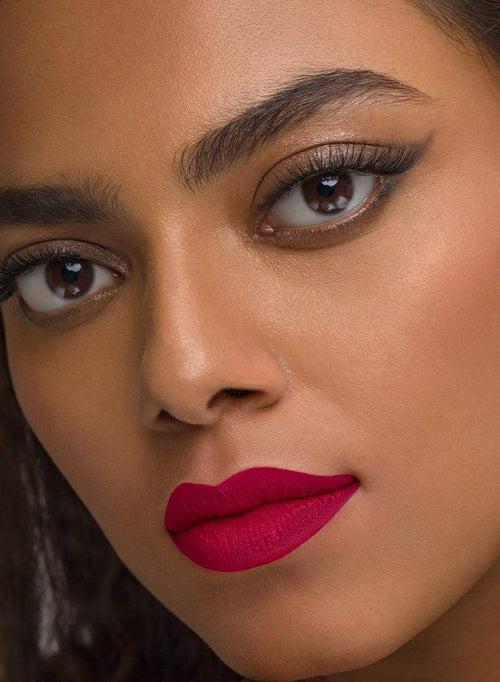 Mettle Liquid Lipstick - 10 Mimosa (Deep pinkish red with blue undertone)