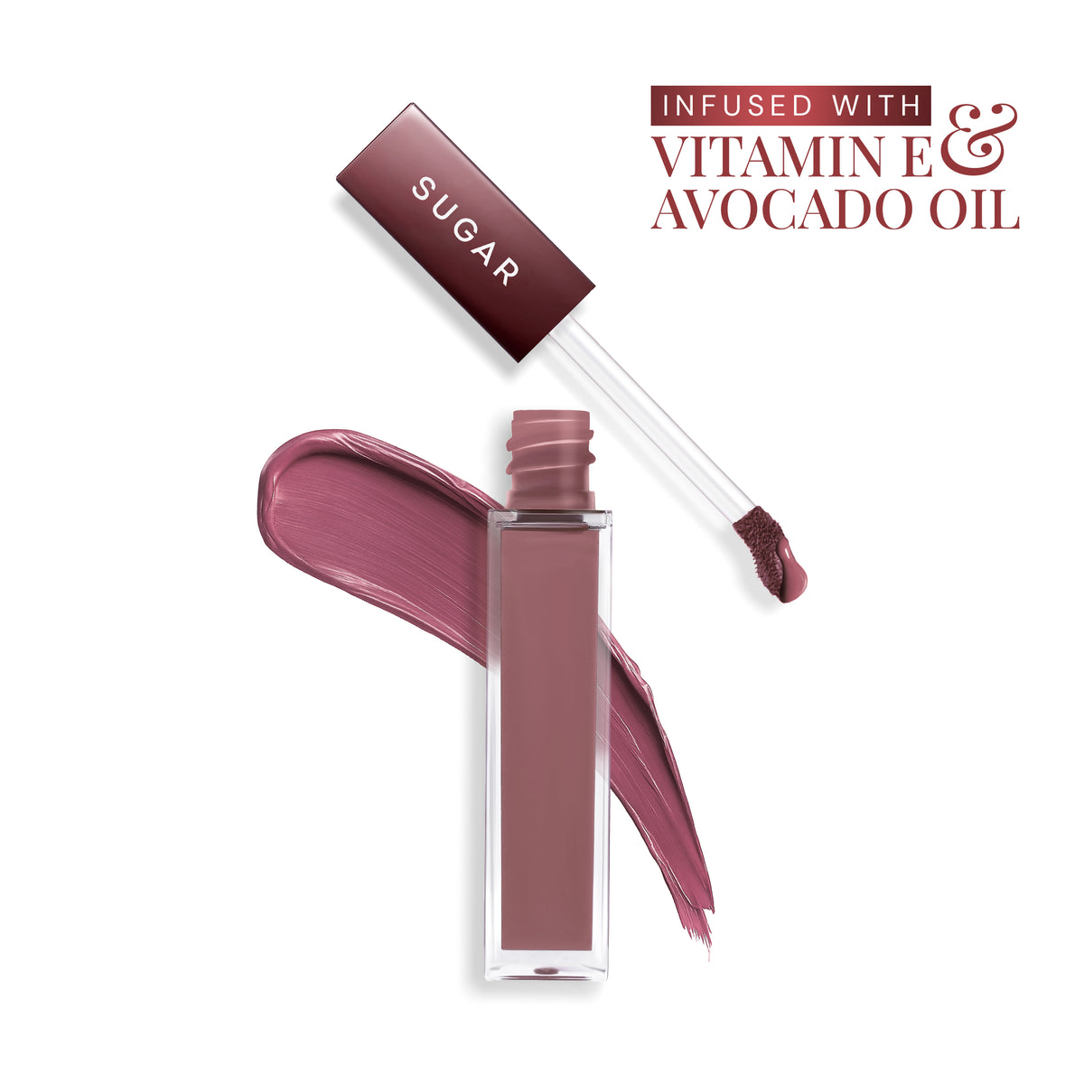 SUGAR Mettle Liquid Lipstick in 03 Estella (Neutral Pinky Brown)