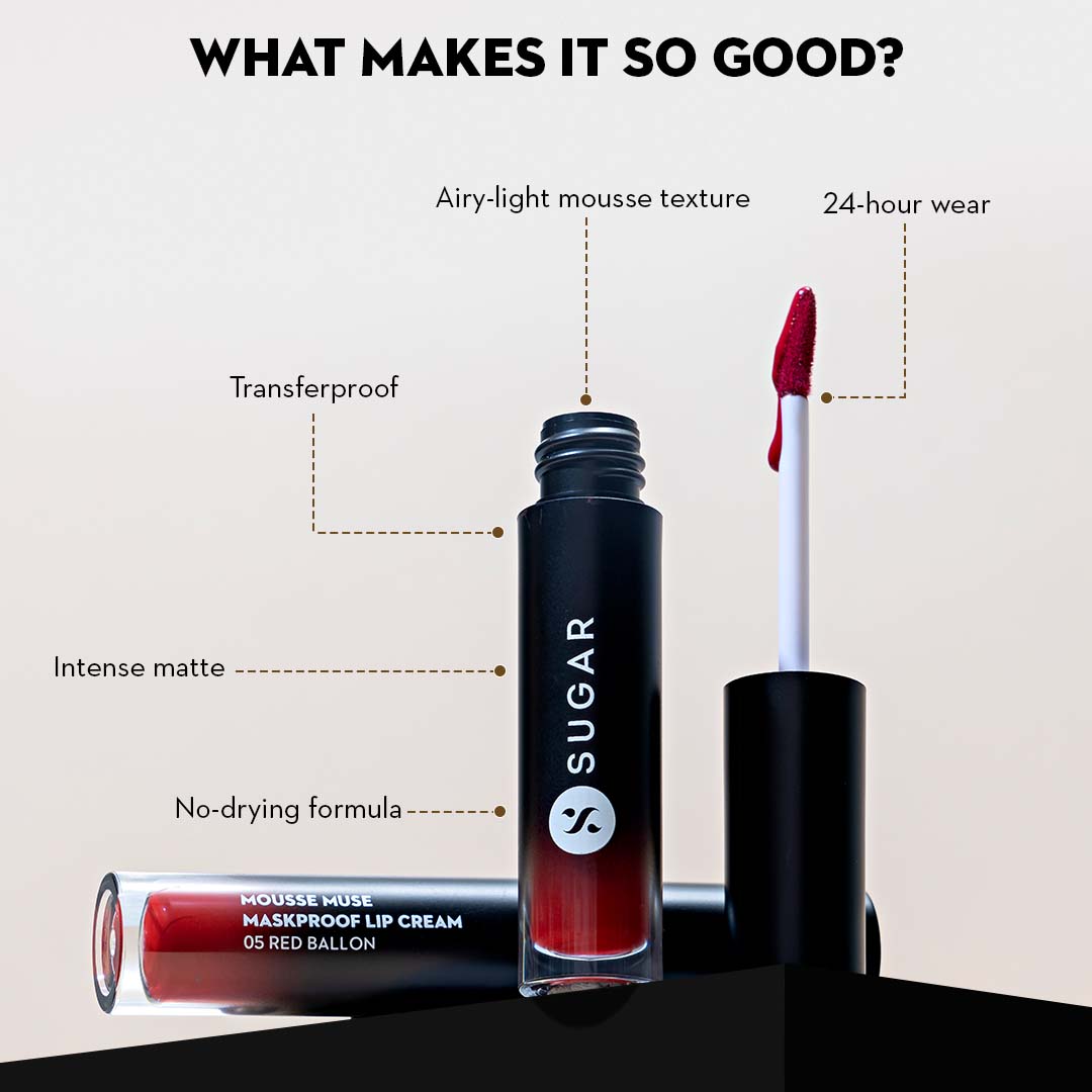 Mousse Muse Maskproof Lip Cream (01 Backlit Nude)
