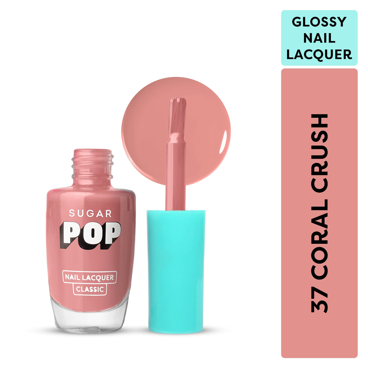 SUGAR POP Nail Lacquer Classic in 37 Coral Crush