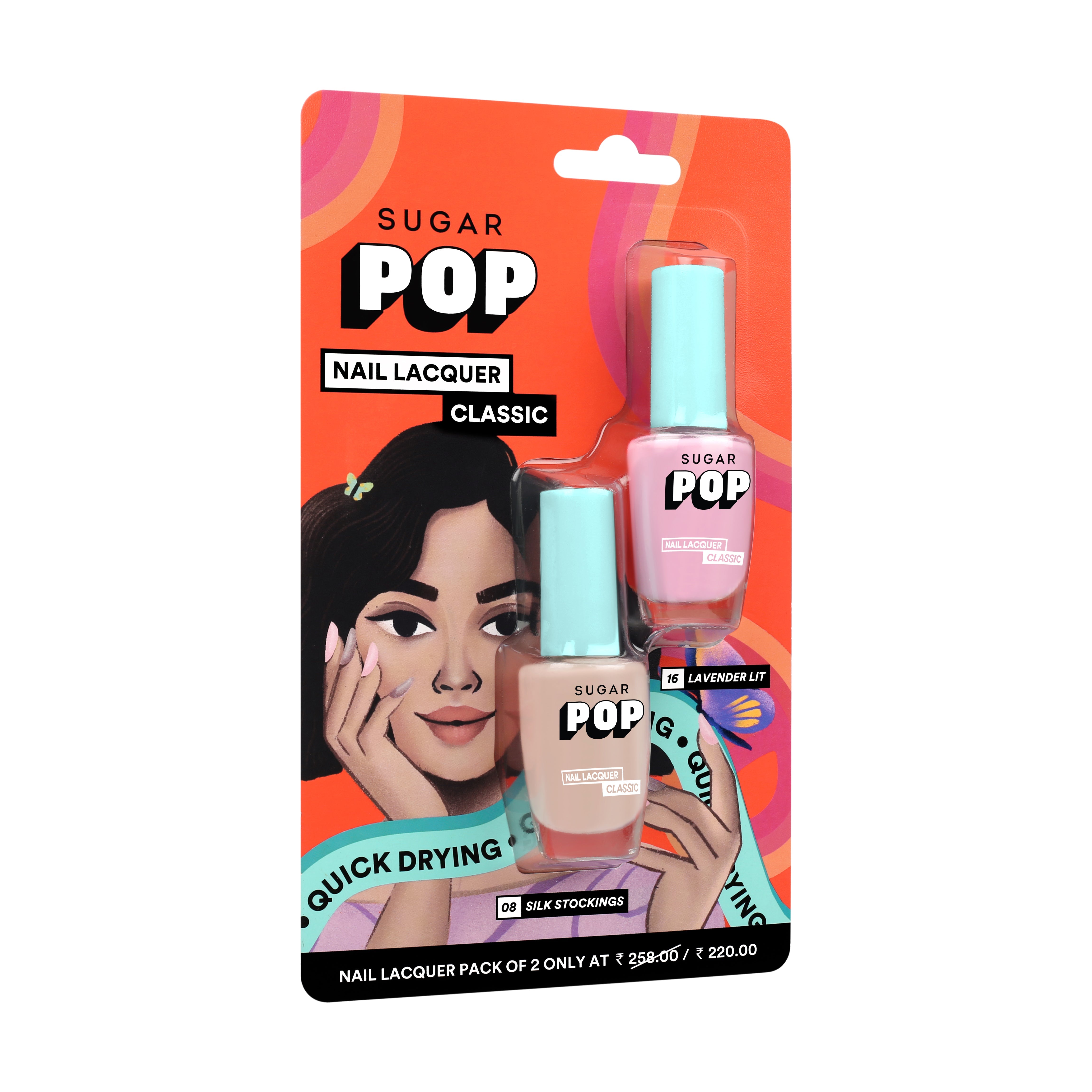 Nail Lacquer Duo - 04 Silk Stockings and Lavender Lit (Gift)
