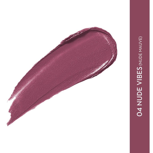 Nothing Else Matter Longwear Lipstick - 04 Nude Vibes(Mauve Nude)
