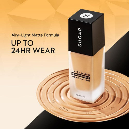 SUGAR Matte Match Transferproof Foundation - 47 Borgia (TOI)