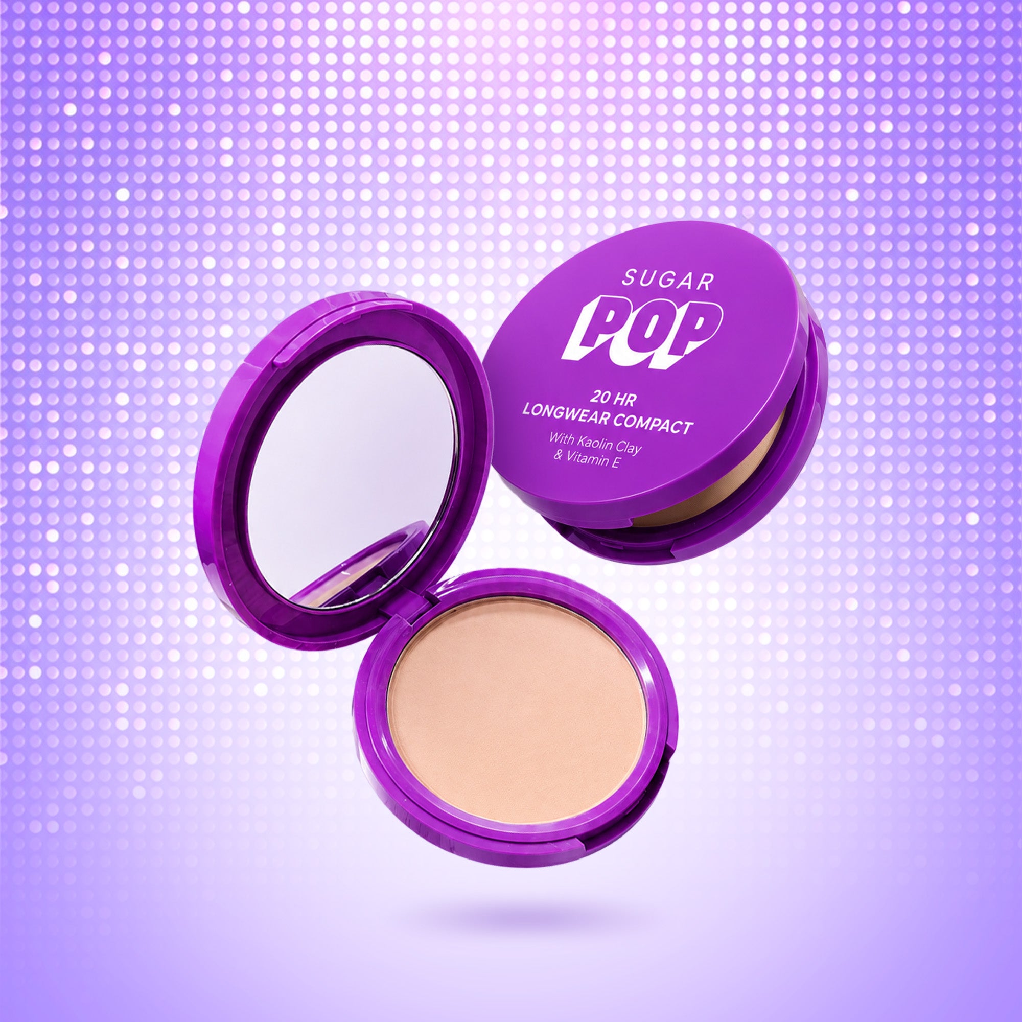 SUGAR POP 20 HR Longwear compact with Kaolin Clay and Vitamin E