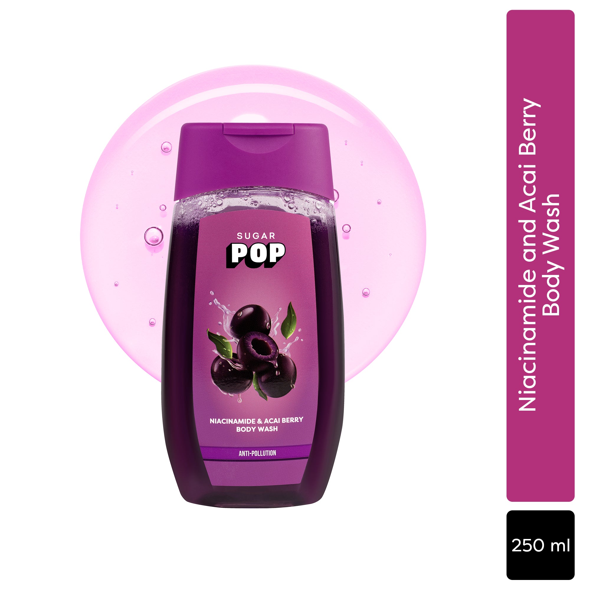 SUGAR POP Body Wash 04 Niacinamide & Acai Berry
