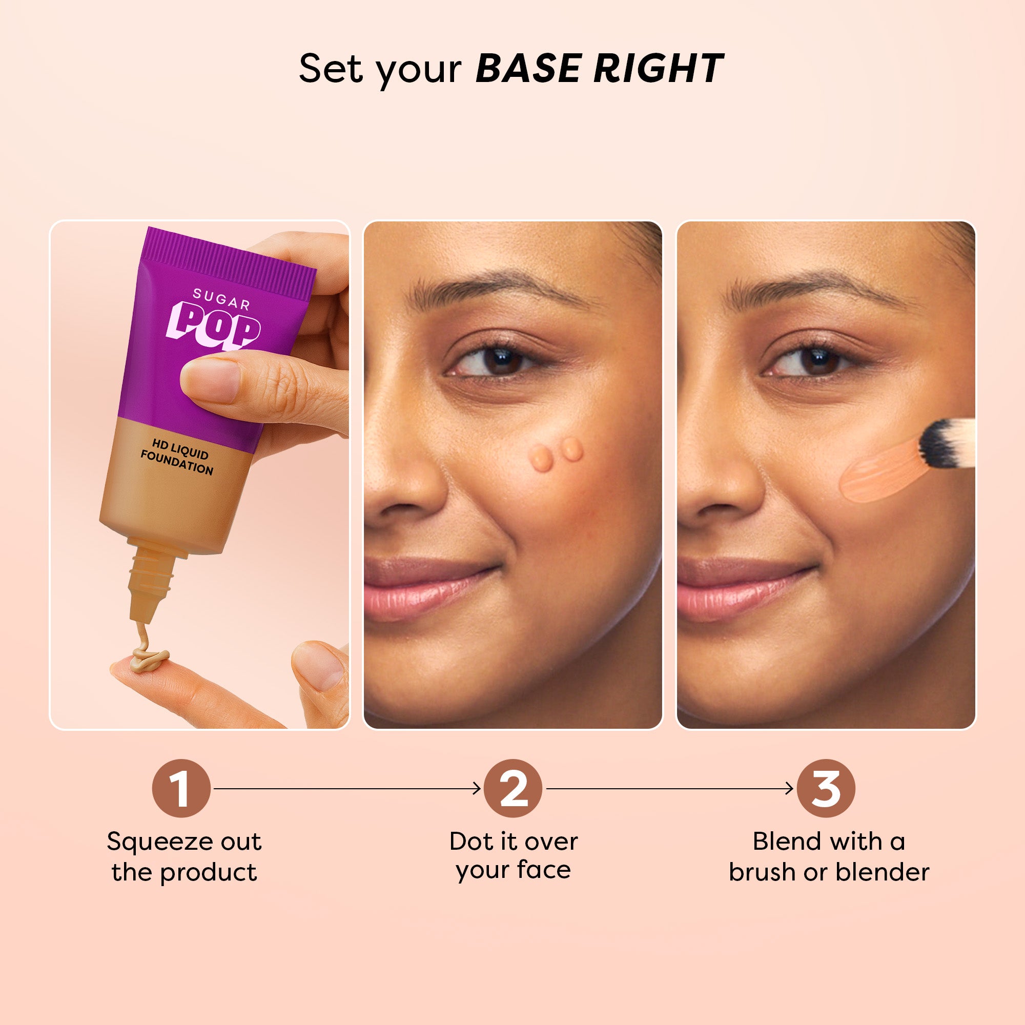 SUGAR POP HD Liquid Foundation (Kit)