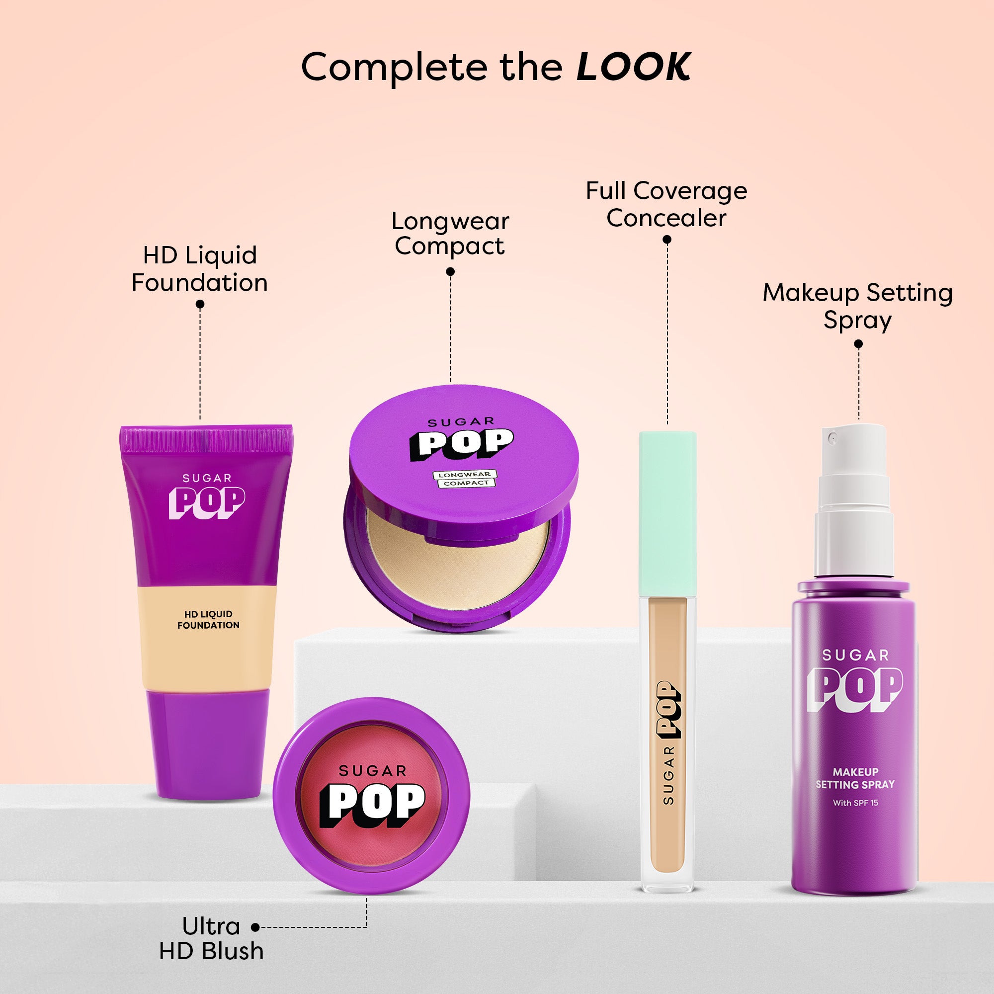 SUGAR POP HD Liquid Foundation (Kit)