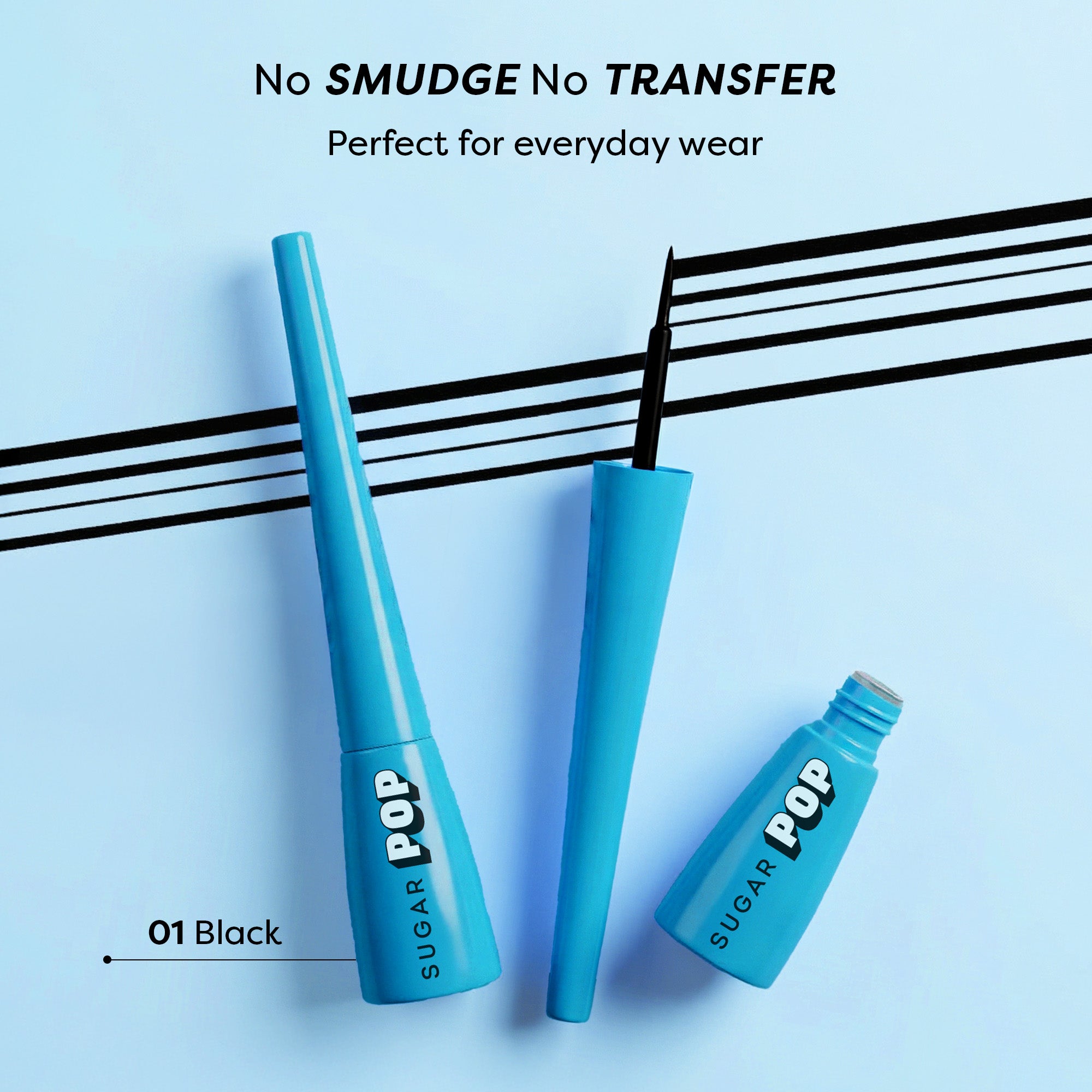 SUGAR POP Matte Eyeliner - 01 Black