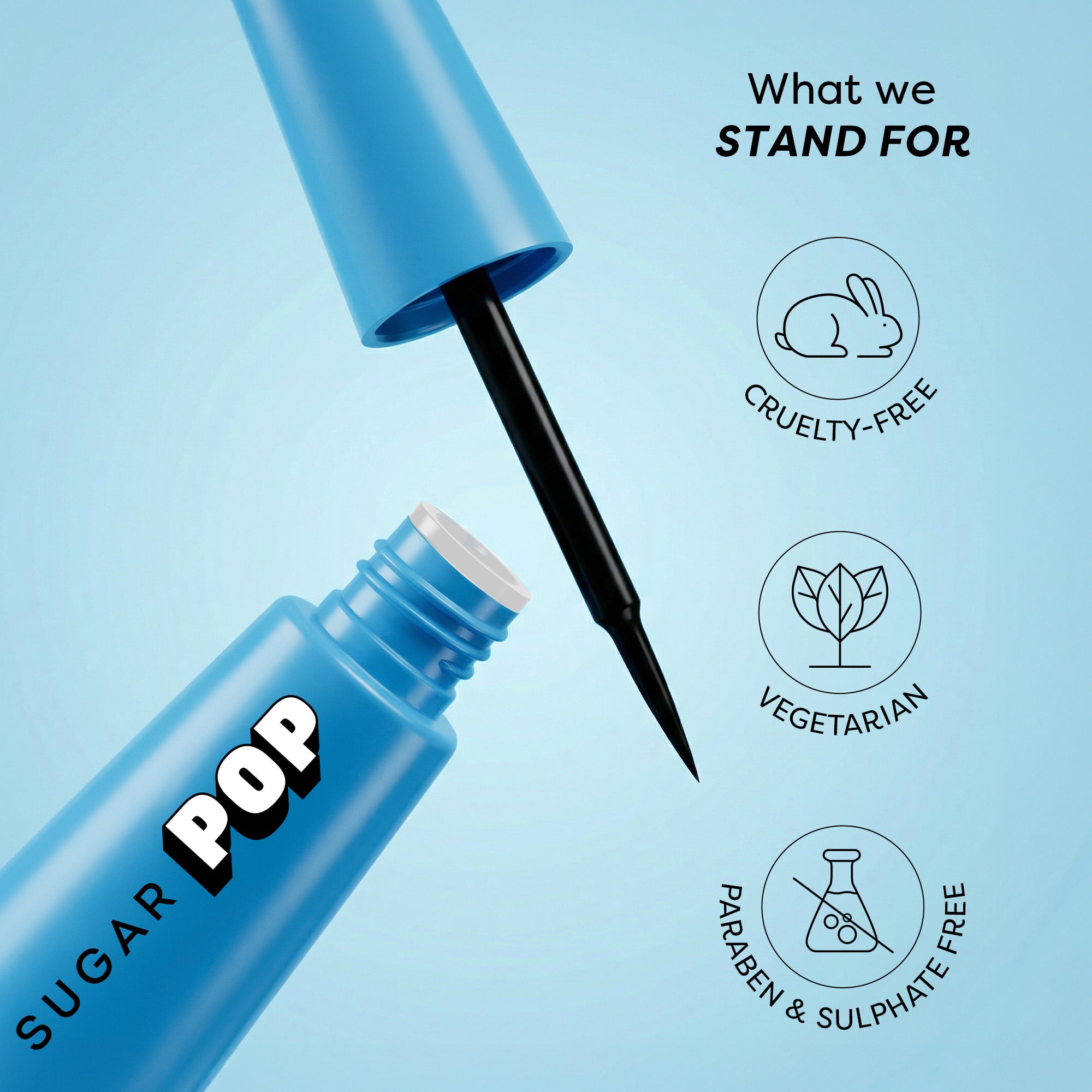 SUGAR POP Matte Eyeliner - 01 Black