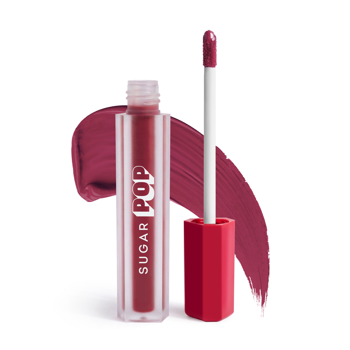 SUGAR POP Matte Lipcolour in 12 Rust with swatch