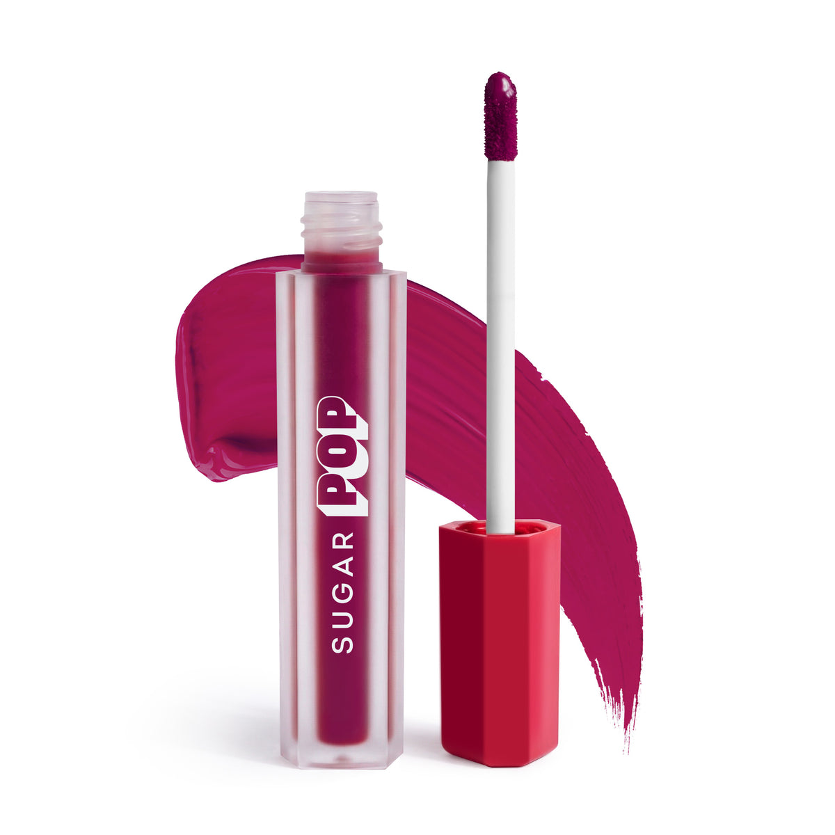 SUGAR POP Matte Lipcolour in 13 Magenta with swatch