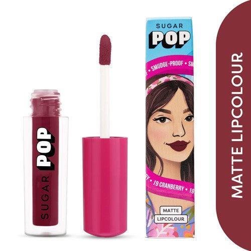 SUGAR POP Matte Lipcolour - 19 Cranberry (TOI)