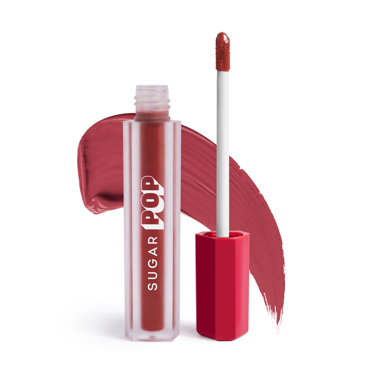 SUGAR POP Matte Lipcolour in 25 Cinnamon with swatch