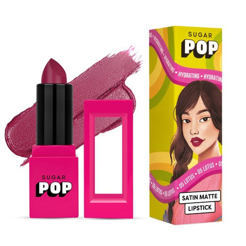 SUGAR POP Satin Matte Lipstick - 05 Lotus