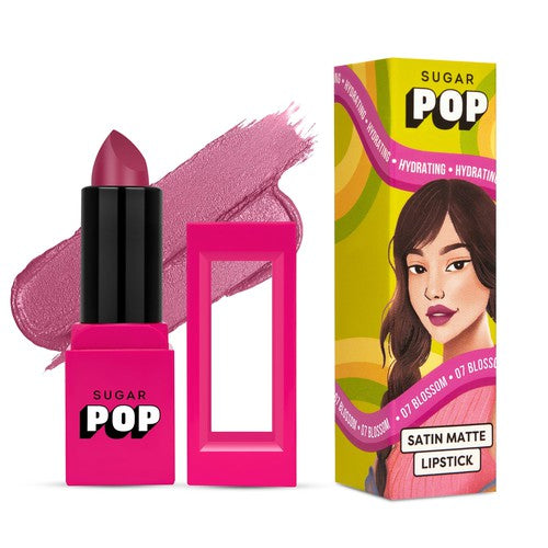 SUGAR POP Satin Matte Lipstick 07 Blossom (Gift)