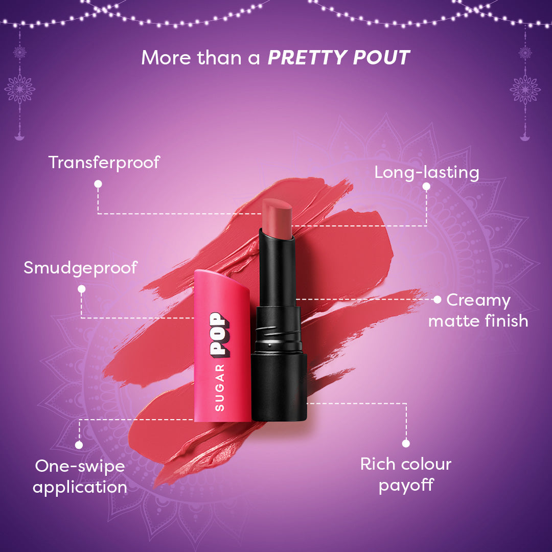 Set of 5 Ultrastay Transferproof Lipstick + Fancy Lipstick Holder