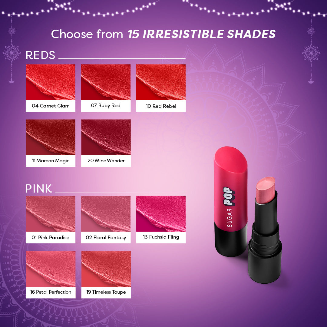 Set of 5 Ultrastay Transferproof Lipstick + Fancy Lipstick Holder