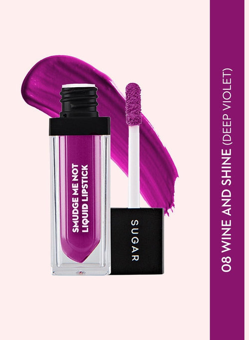 Smudge Me Not Liquid Mini Lipstick - 08 Wine and Shine (TOI)