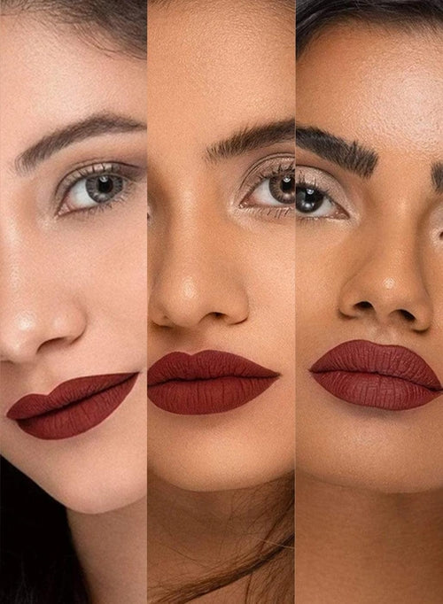 Smudge Me Not Liquid Mini Lipstick - 21 Aubergine Queen (Blackened Burgundy)