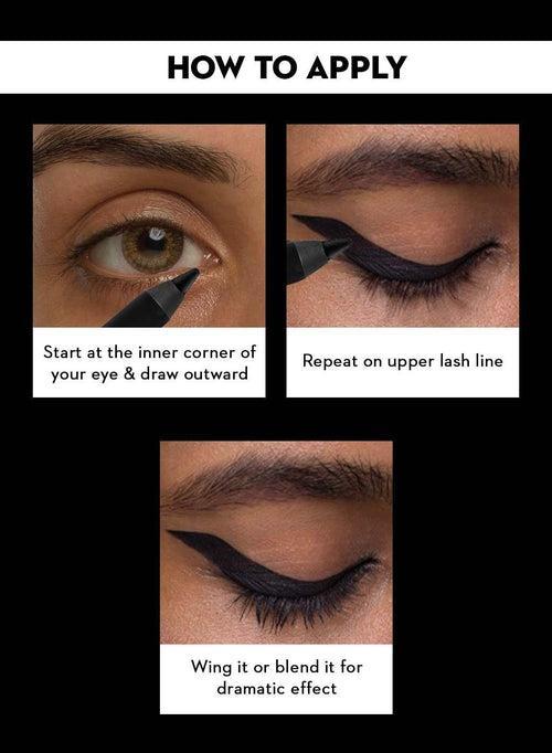 Stroke Of Genius Heavy-Duty Kohl - 05 Black Magic (Black With Silver Glitter)