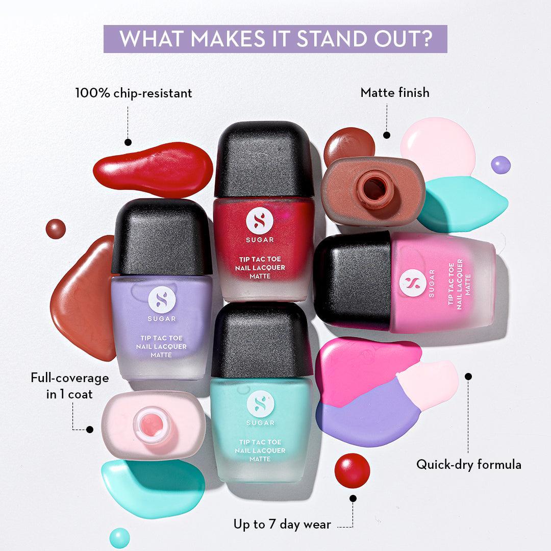 Tip Tac Toe Nail Lacquer Matte (Kit)