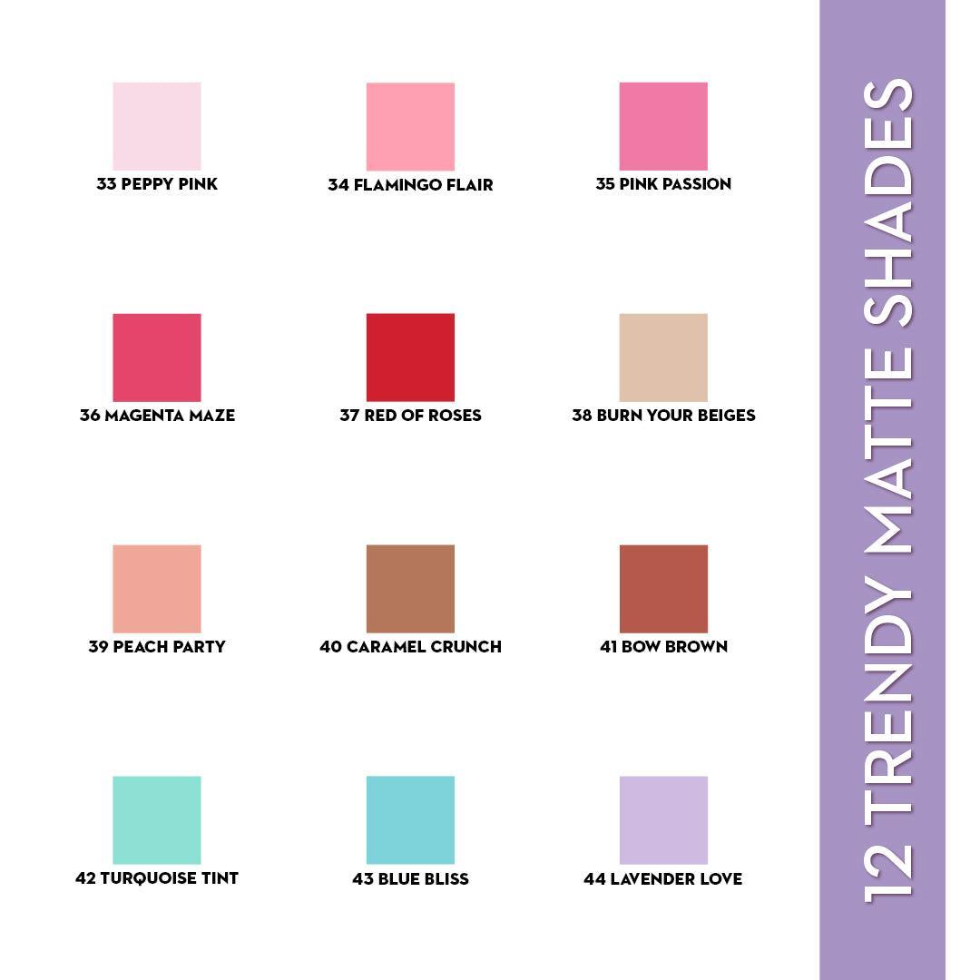 Tip Tac Toe Nail Lacquer Matte (Kit)