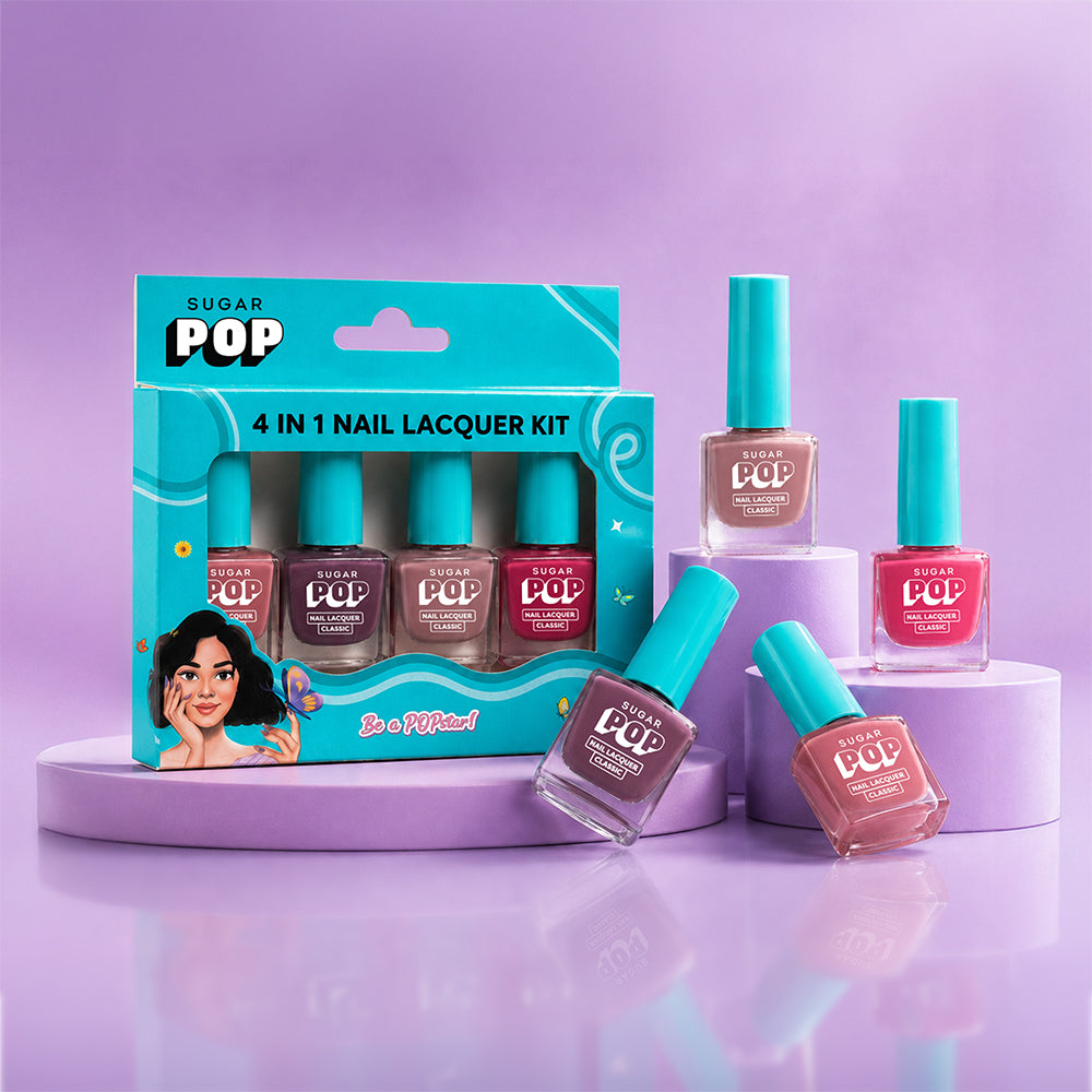 4 in 1 Nail Lacquer Kit 01 Nude Nectar